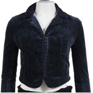 Vintage Balenciaga Velvet Cropped Blazer